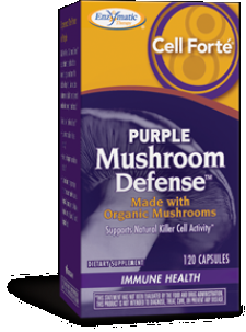 Cell Forte Purple Mushroom Defense (120 capsules) Enzymatic Therapy